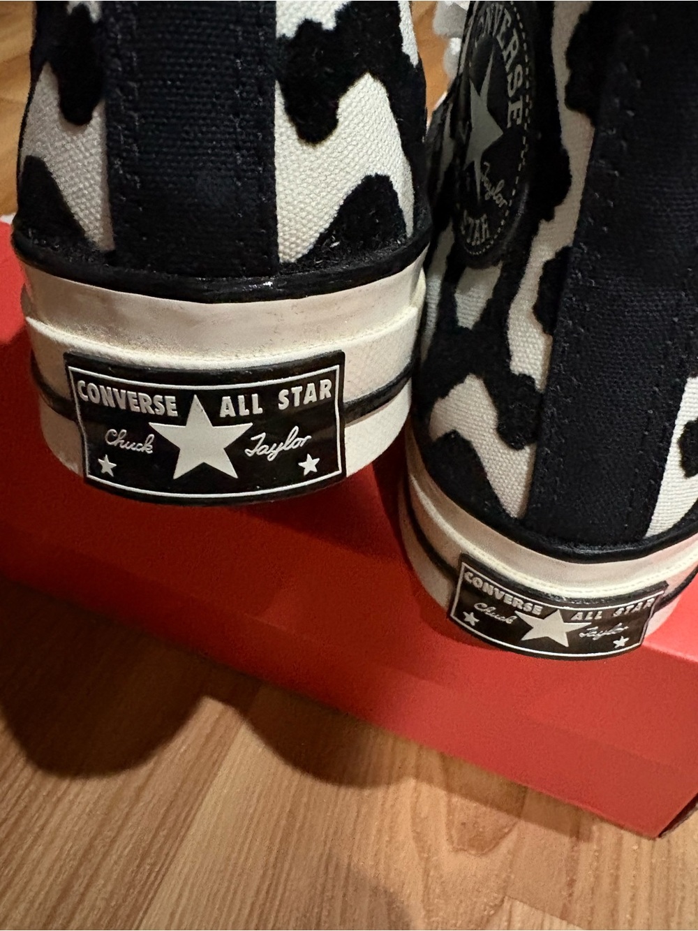 Converse Chuck 70 Hi Leopard Remix Black & White – Women’s 7 / Men’s 5 – NWT - Picture 8 of 12
